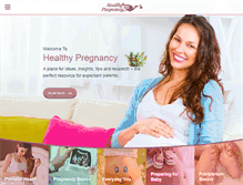 Tablet Screenshot of healthypregnancy.com